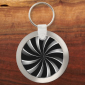 Spiralmuster Schlüsselanhänger (Vorderseite)