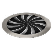 Spiralmuster Schneidebrett (Ecke)