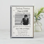 SpiralNotebook - Ankündigung von Abschlüssen (Stehend Vorderseite)