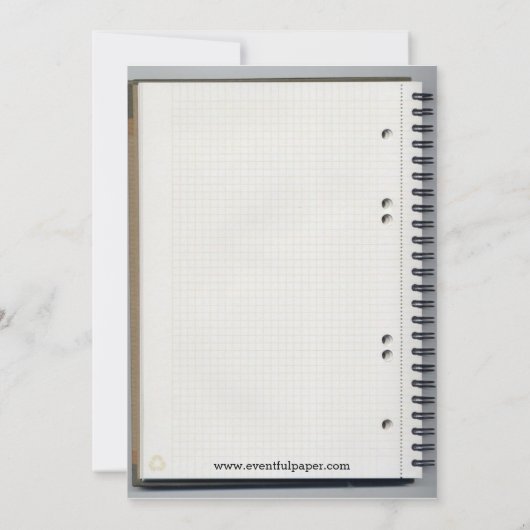 SpiralNotebook - Ankündigung von Abschlüssen (Rückseite)