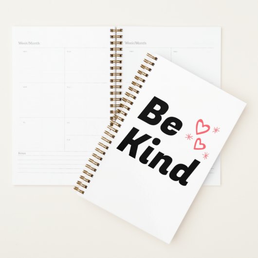SpiralNotebook "Be Kind" Planer (Anzeige)
