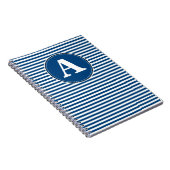Spiralnotebook, benutzerdefinierte Monogramm-Vorla Notizblock (Rechte Seite)
