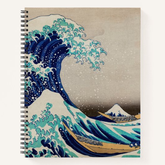 SpiralNotebook "Big Wave" Japanisches Meisterwerk Notizblock (Vorderseite)