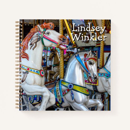 SpiralNotebook "Carnival Ponies" Notizblock (Vorderseite)