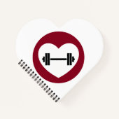 Spiralnotebook-Fitness Notizblock (Vorderseite)