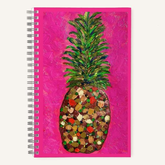 SpiralNotebook für Ananas (Hardcover) Notizblock (Vorderseite)
