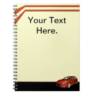 SpiralNotebook für die Automobilwartung Notizblock
