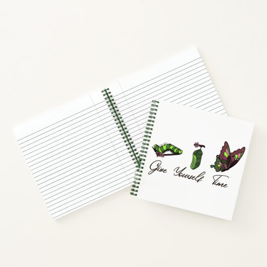 SpiralNotebook - Geben Sie sich Zeit Notizblock (Innenseite)