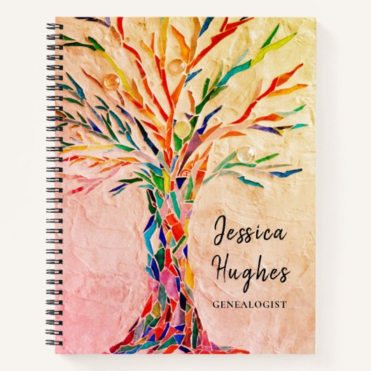 SpiralNotebook-Genealogin Notizblock (Vorderseite)