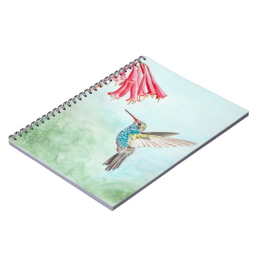 Spiralnotebook Hummingbird Notizblock (Linke Seite)