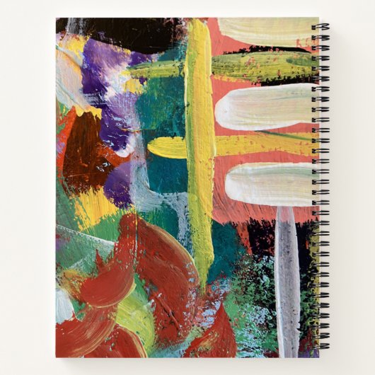 SpiralNotebook im Candywood-Design Notizblock (Rückseite)