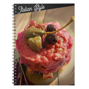 SpiralNotebook im italienischen Stil - Gourmet Foo Notizblock