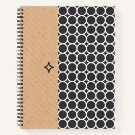 SpiralNotebook im modernen geometrischen Stil Notizblock