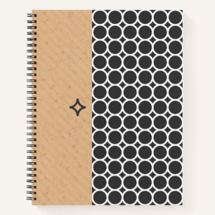 SpiralNotebook im modernen geometrischen Stil Notizblock