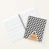SpiralNotebook im modernen geometrischen Stil Notizblock (Innenseite)