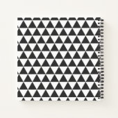 SpiralNotebook im modernen geometrischen Stil Notizblock (Rückseite)