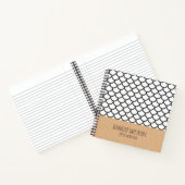 SpiralNotebook im modernen geometrischen Stil Notizblock (Innenseite)