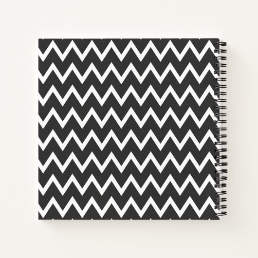SpiralNotebook im modernen geometrischen Stil Notizblock (Rückseite)