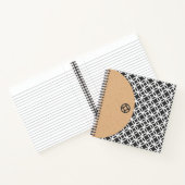 SpiralNotebook im modernen geometrischen Stil Notizblock (Innenseite)