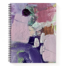 SpiralNotebook im rosa Marshmallow-Design