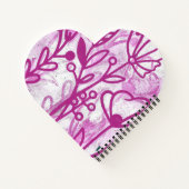 SpiralNotebook in Herzform Notizblock (Rückseite)