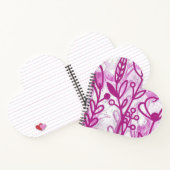 SpiralNotebook in Herzform Notizblock (Innenseite)