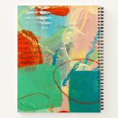 SpiralNotebook in Playground Design Notizblock (Rückseite)