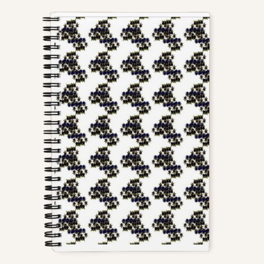 SpiralNotebook in Schwarzweiß Notizblock (Vorderseite)