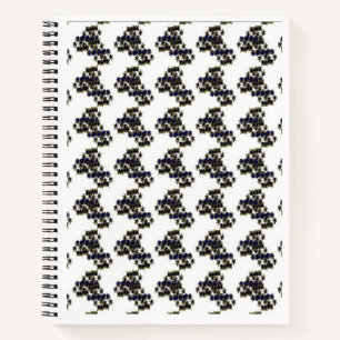 SpiralNotebook in Schwarzweiß Notizblock