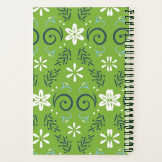 SpiralNotebook - Inspiriert durch die grüne Natur Notizblock (Rückseite)