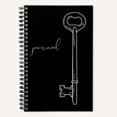 SpiralNotebook - Journal - Lock und Key Notizblock (Vorderseite)
