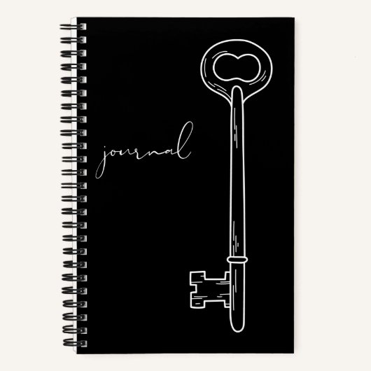 SpiralNotebook - Journal - Lock und Key Notizblock (Vorderseite)