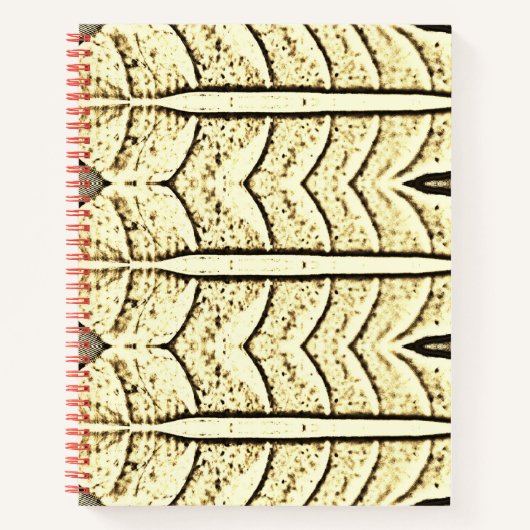 SpiralNotebook, Klassisches Design mit gelber Text Notizblock (Vorderseite)