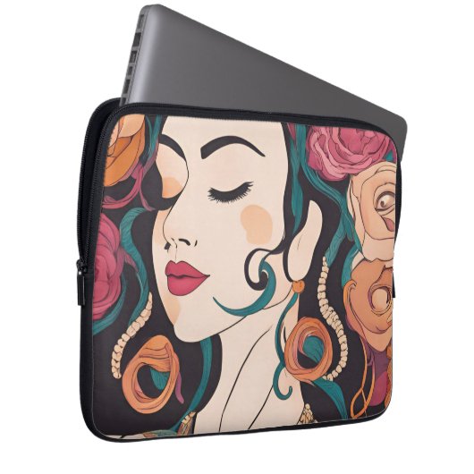 SpiralNotebook Laptopschutzhülle (Vorne Rechts)