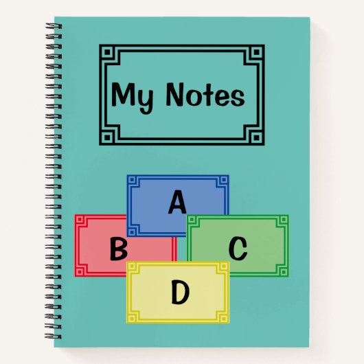 SpiralNotebook - Meine Notizen Notizblock (Vorderseite)