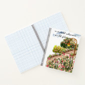 Spiralnotebook mit Aquarelldesign Notizblock (Innenseite)