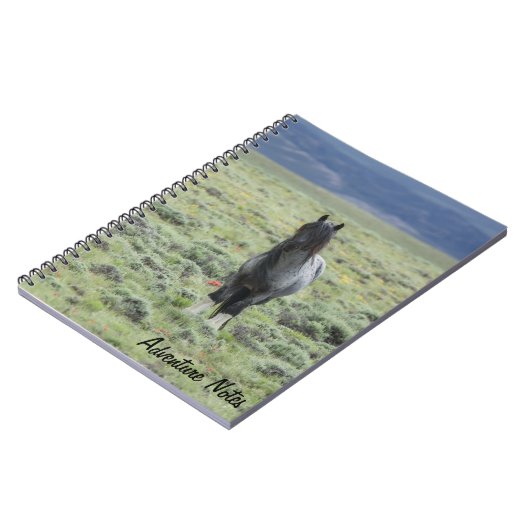 SpiralNotebook mit Blauer Zeus Notizblock (Linke Seite)