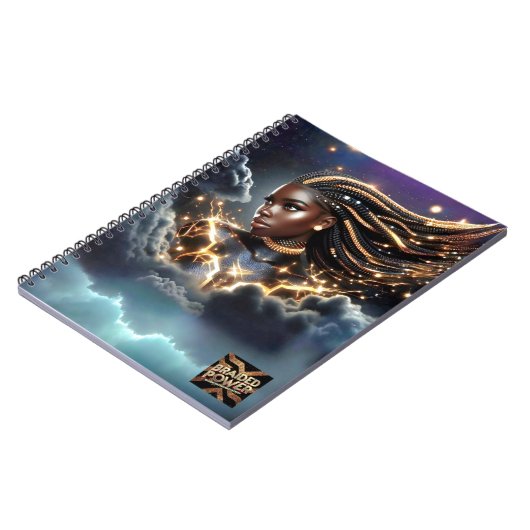 SpiralNotebook mit geflochtenem Power Notizblock (Linke Seite)