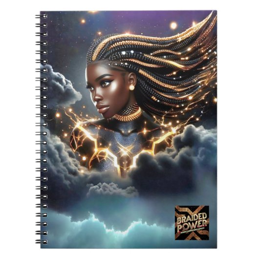 SpiralNotebook mit geflochtenem Power Notizblock (Vorderseite)