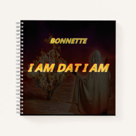 SpiralNotebook mit I AM Dat I Am title Notizblock