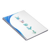 Spiralnotebook mit Ihrem besten Schwarzweiß-Notebo Notizblock (Rechte Seite)