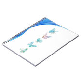 Spiralnotebook mit Ihrem besten Schwarzweiß-Notebo Notizblock (Linke Seite)