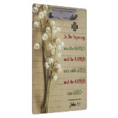 SpiralNotebook mit Inspiration Bible Verse Klemmbrett (Rechts)