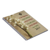 SpiralNotebook mit Inspiration Bible Verse Notizblock (Rechte Seite)