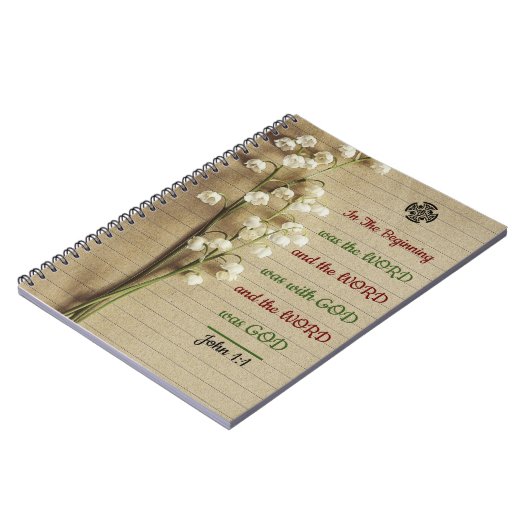 SpiralNotebook mit Inspiration Bible Verse Notizblock (Linke Seite)