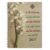 SpiralNotebook mit Inspiration Bible Verse Notizblock (Vorderseite)