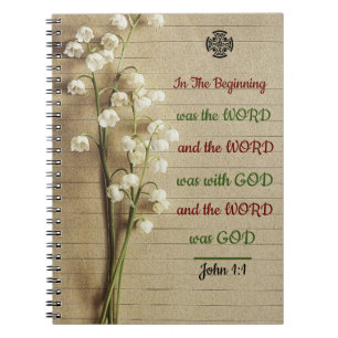 SpiralNotebook mit Inspiration Bible Verse Notizblock