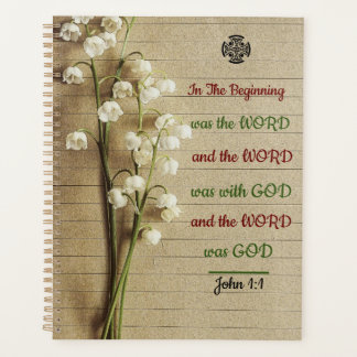 SpiralNotebook mit Inspiration Bible Verse Planer