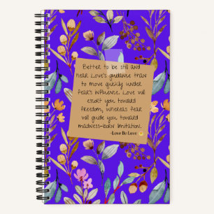SpiralNotebook mit Inspirierend Angebot zur Abdeck Notizblock