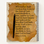 SpiralNotebook mit KJV Bible Verse Notizblock (Rückseite)